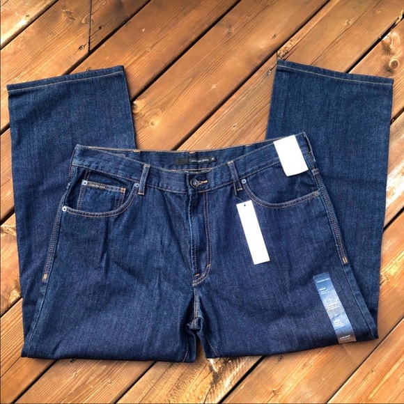 NWT Calvin Klein plus size jeans dark blue 38